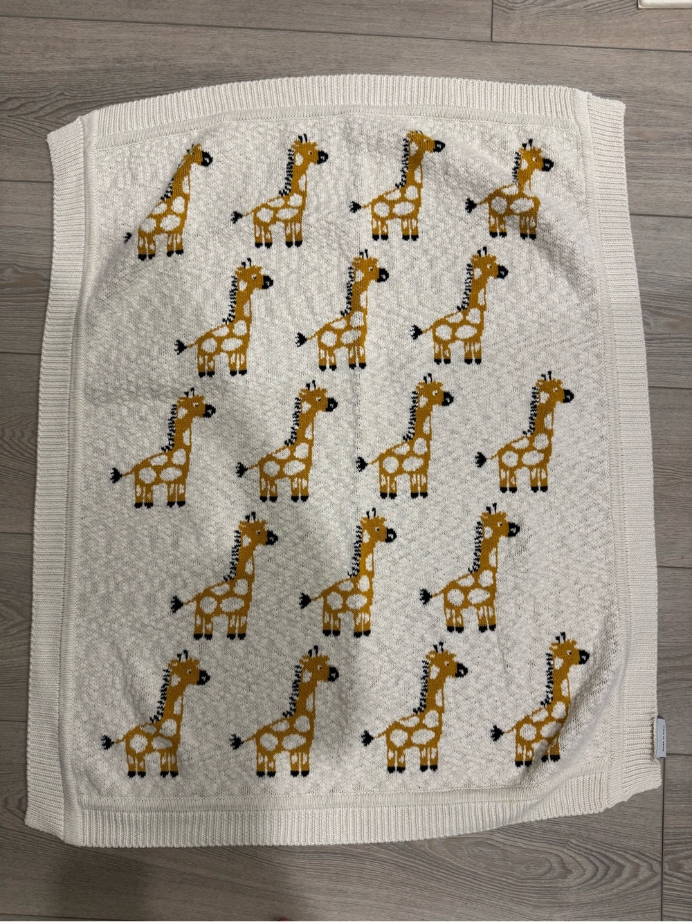 Nursery Giraffe Blanket Decor